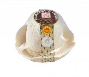 Fresh packed goat cheeses